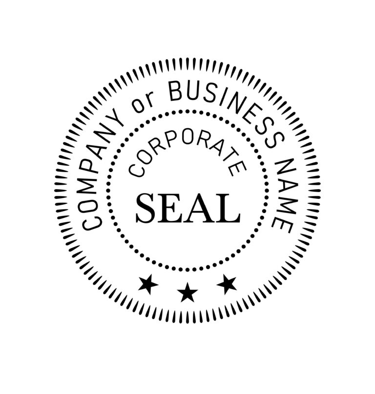 The corporate seal and stamp in Switzerland